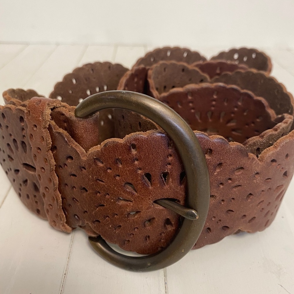 Leather belt